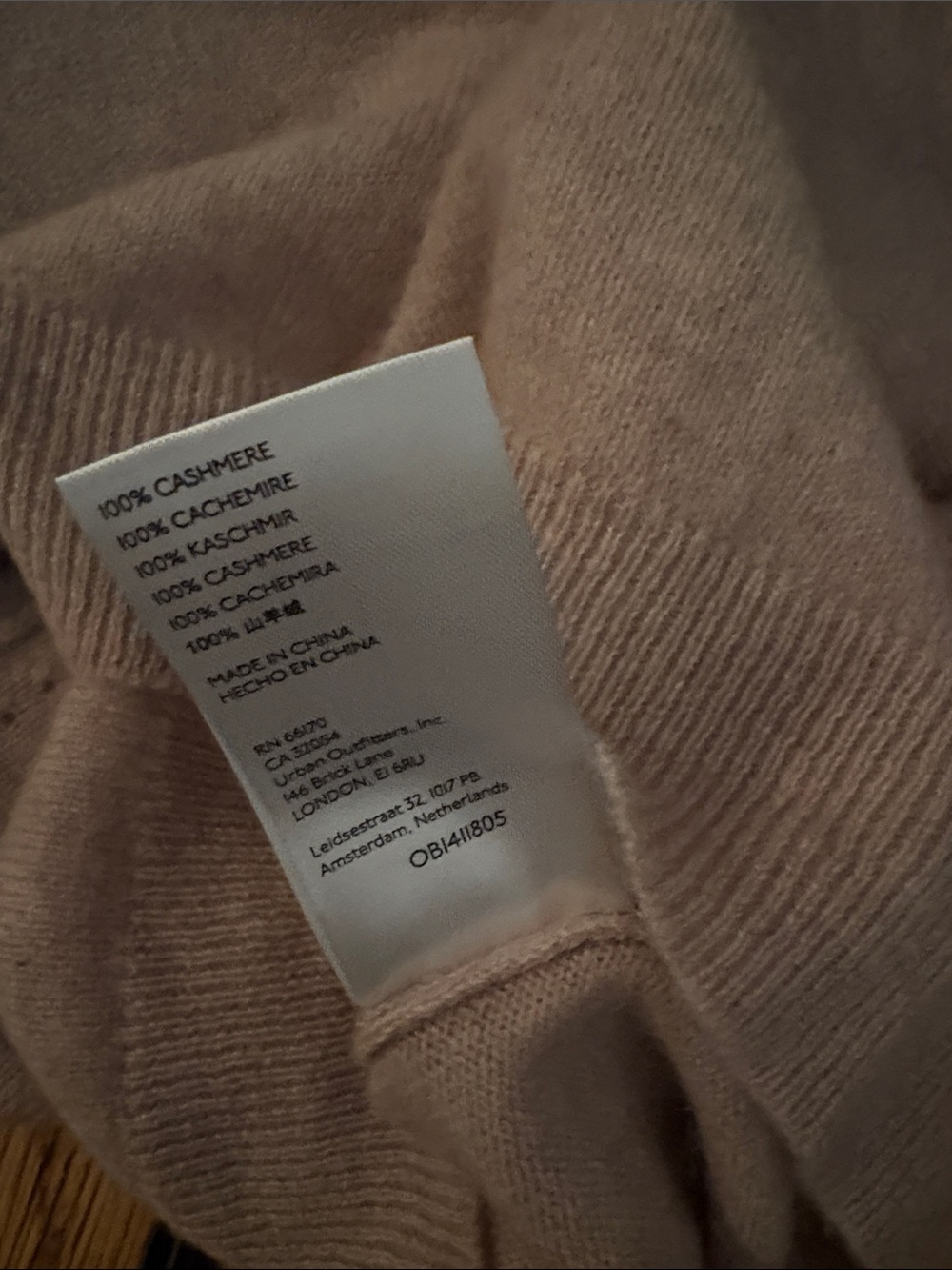 Pilcro dolman sleeved cashmere sweater L - Picture 6 of 6